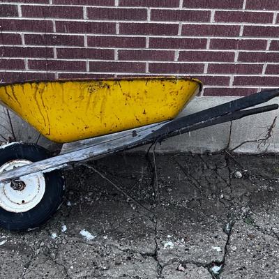 Yellow Wheel Barrow