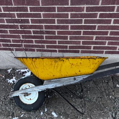 Yellow Wheel Barrow