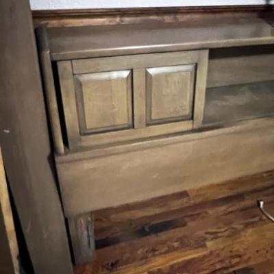 Full Side Book Case Head Board.