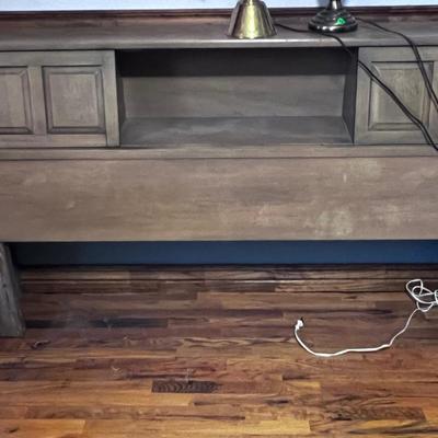 Full Side Book Case Head Board.