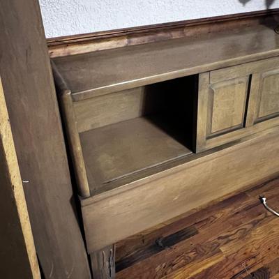 Full Side Book Case Head Board.