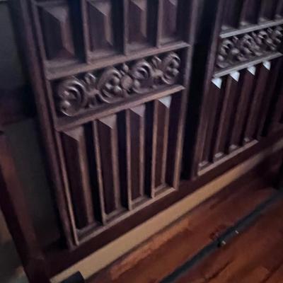 Gothic Queen Full Headboard with frame