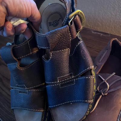 Men's Shoes; Size 10 Doc Martens and Cabela Slippers