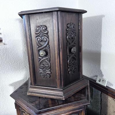 4 Gothic Non-Matching End Tables and a Night Stand BRING HELP TO MOVE OUT!!!!