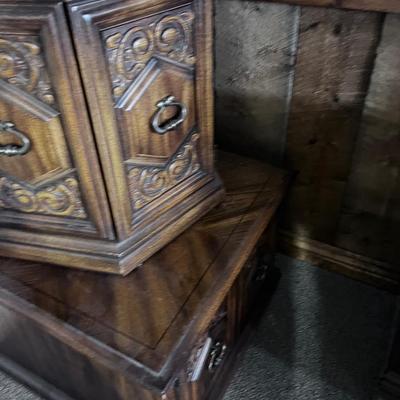 4 Gothic Non-Matching End Tables and a Night Stand BRING HELP TO MOVE OUT!!!!