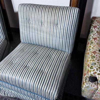 2 Upholstered Lounge Chairs BRING HELP TO MOVE OUT!!!!