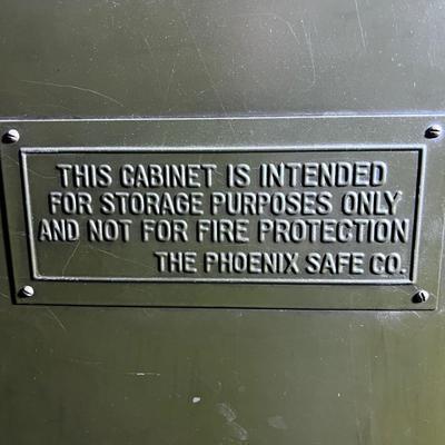 Phoenix Storage Cabinet with Combination Lock OPEN