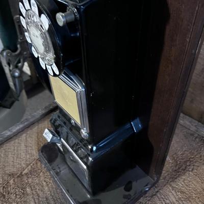 Vintage Antique Pay Phone that’s been rewired to work