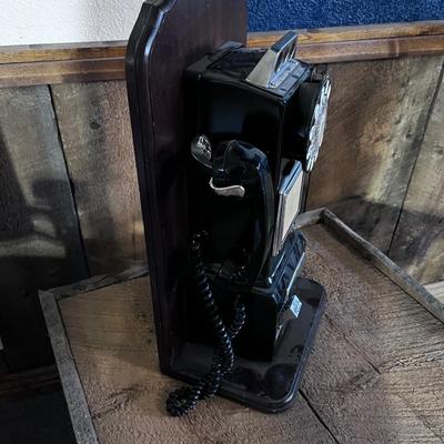 Vintage Antique Pay Phone that’s been rewired to work
