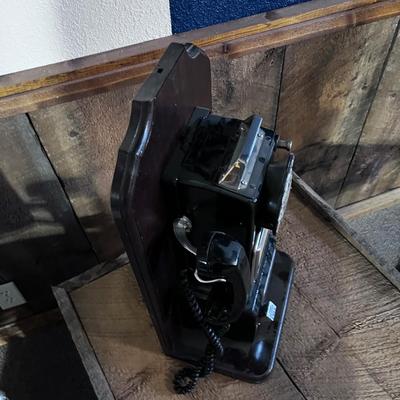 Vintage Antique Pay Phone that’s been rewired to work