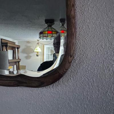 MIRROR, Oak with Beveled Edge