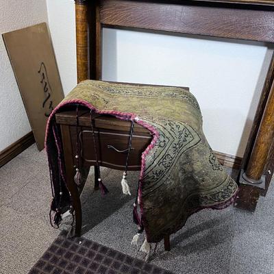 Valance Made out of an old Carpet