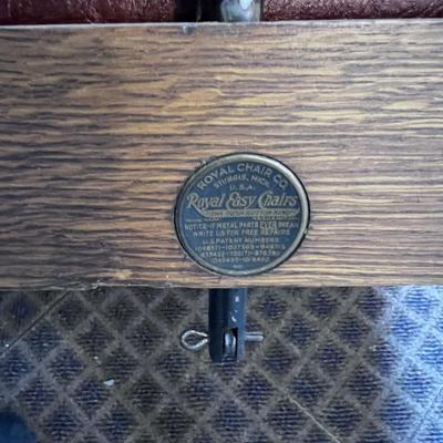 Antique Mission Oak Reclining Chair From ROYAL EASY CHAIR
