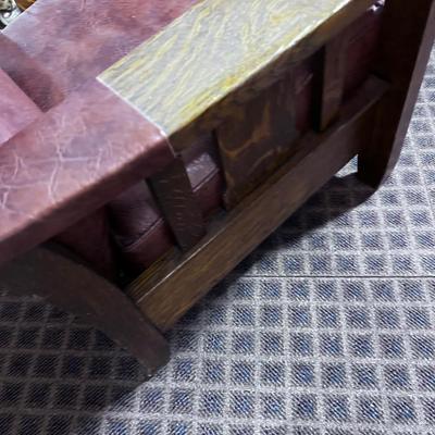Antique Mission Oak Reclining Chair From ROYAL EASY CHAIR