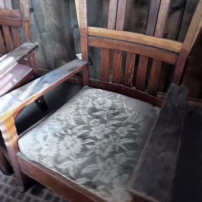 Pair of Antique Arts & Crafts chairs