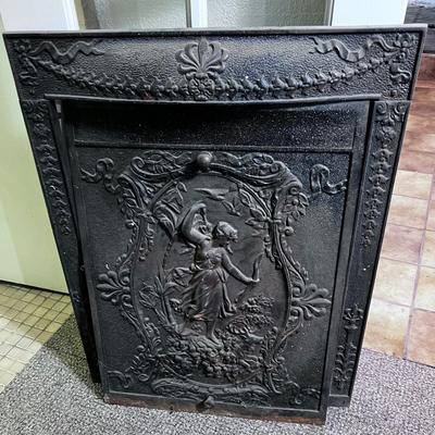 Cast Iron Fire Place Cover/Screen