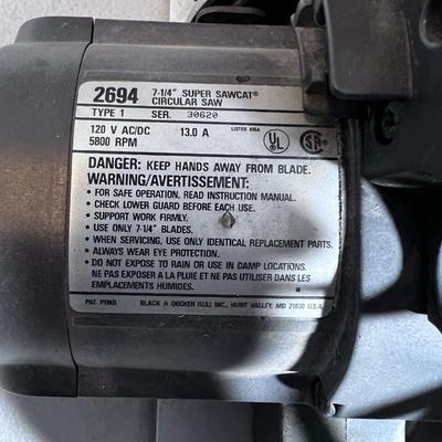 Circular Saw 7 1/4 Blade