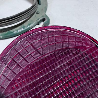 Shade and RED Lense Cover for a Signal