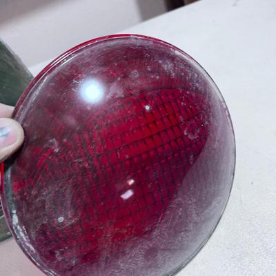 Shade and RED Lense Cover for a Signal