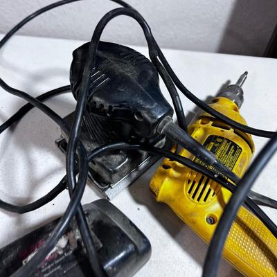 2 Drills and a Sander