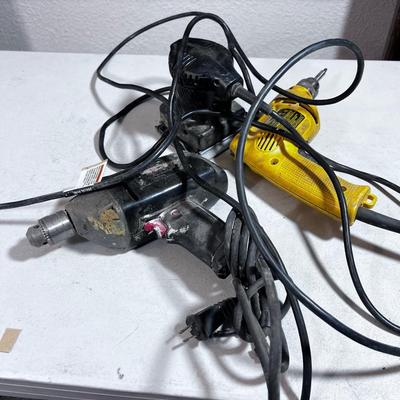 2 Drills and a Sander