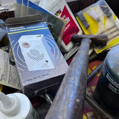 All the Tools on top of the Work Bench