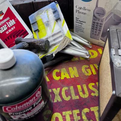 All the Tools on top of the Work Bench