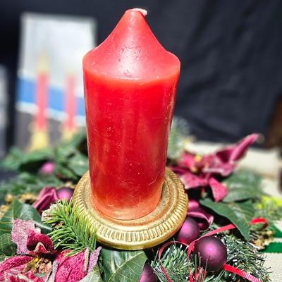 Vintage Christmas decorations - ornaments - candles and more