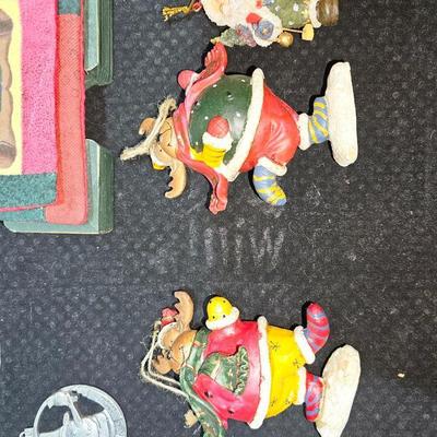 Christmas decorations - pewter - snowmen - Potpourri - ornaments and more