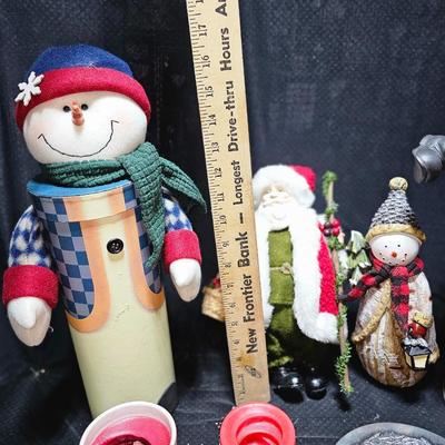 Christmas decorations - pewter - snowmen - Potpourri - ornaments and more
