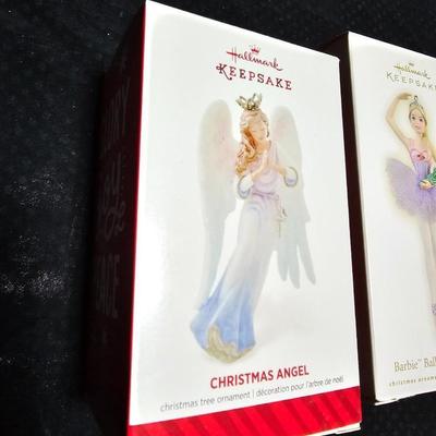 Three Hallmark keepsake Christmas Ornaments in original boxes