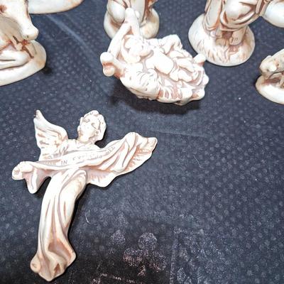Vintage Atlantic mold Nativity set