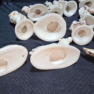 Vintage Atlantic mold Nativity set
