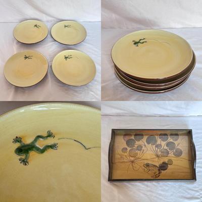 Pottery Barn Frog Plates and More (DR-DZ)