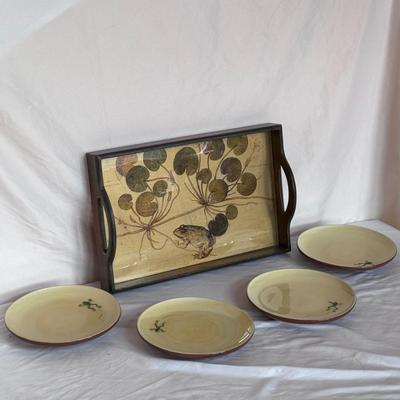 Pottery Barn Frog Plates and More (DR-DZ)