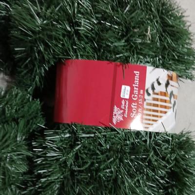Christmas Garland - 2 6-foot Lit garland new in box and three 50-foot Garlands also new