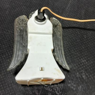 Vintage Christmas Tree Angel tree topper - working condition!