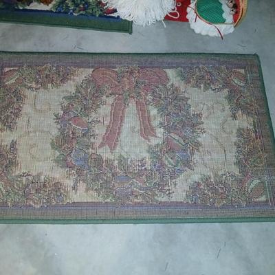 Christmas Decorations - Plush animals - Fireman Santa - Golfing Santa - Throw rugs and tons more