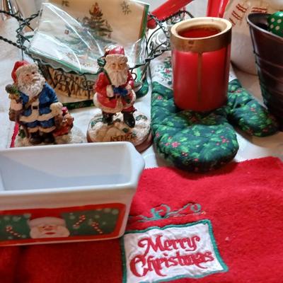 Everything Kitchen Christmas - Platters - Towels - Candle holders - table cloths and more