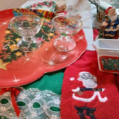 Everything Kitchen Christmas - Platters - Towels - Candle holders - table cloths and more