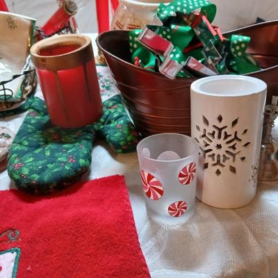 Everything Kitchen Christmas - Platters - Towels - Candle holders - table cloths and more