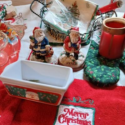 Everything Kitchen Christmas - Platters - Towels - Candle holders - table cloths and more