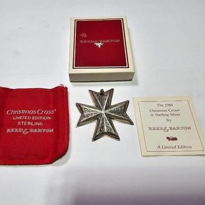 Sterling Silver Reed & Barton 1977 Christmas Cross