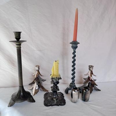Collection of Unique Candlesticks and Tapered Candles (DR-DZ)