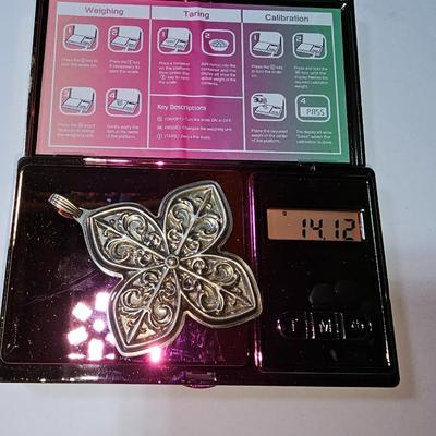Sterling Silver Reed & Barton 1984 Christmas Cross