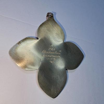Sterling Silver Reed & Barton 1984 Christmas Cross