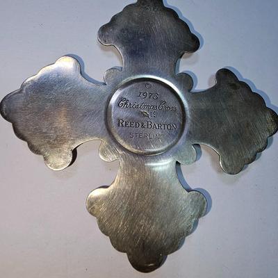 Sterling Silver Reed & Barton 1976 Christmas Cross