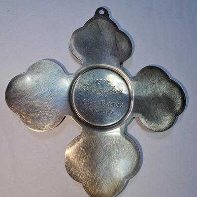 Sterling Silver Reed & Barton 1972 Christmas Cross