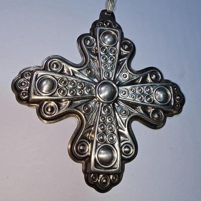 Sterling Silver Reed & Barton 1972 Christmas Cross