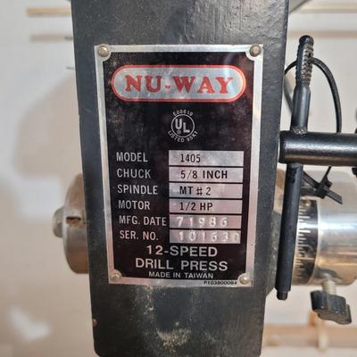Nu-Way Twelve Speed Drill Press (WM-EL)